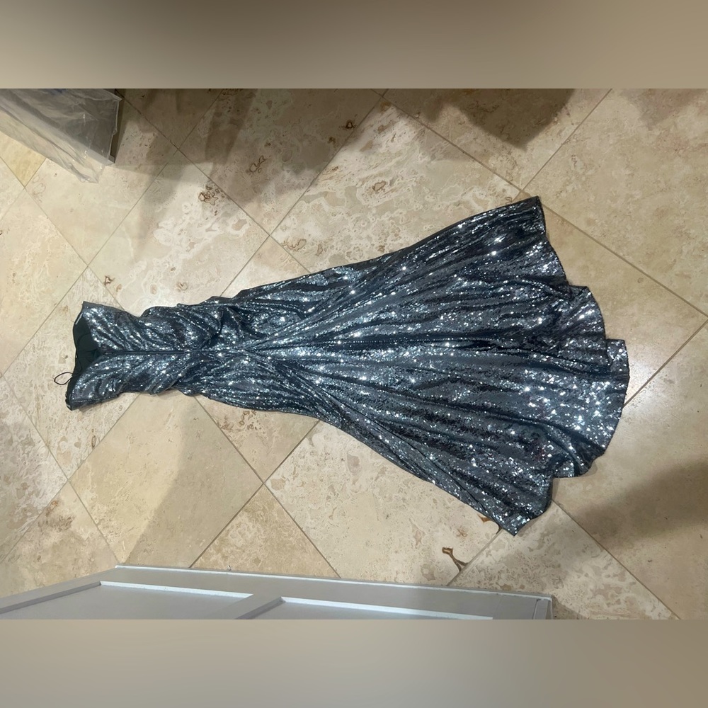 Nicole Miller Mermaid Sequin Gown